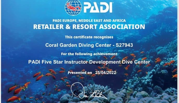 Padi 5 star instructor development center
