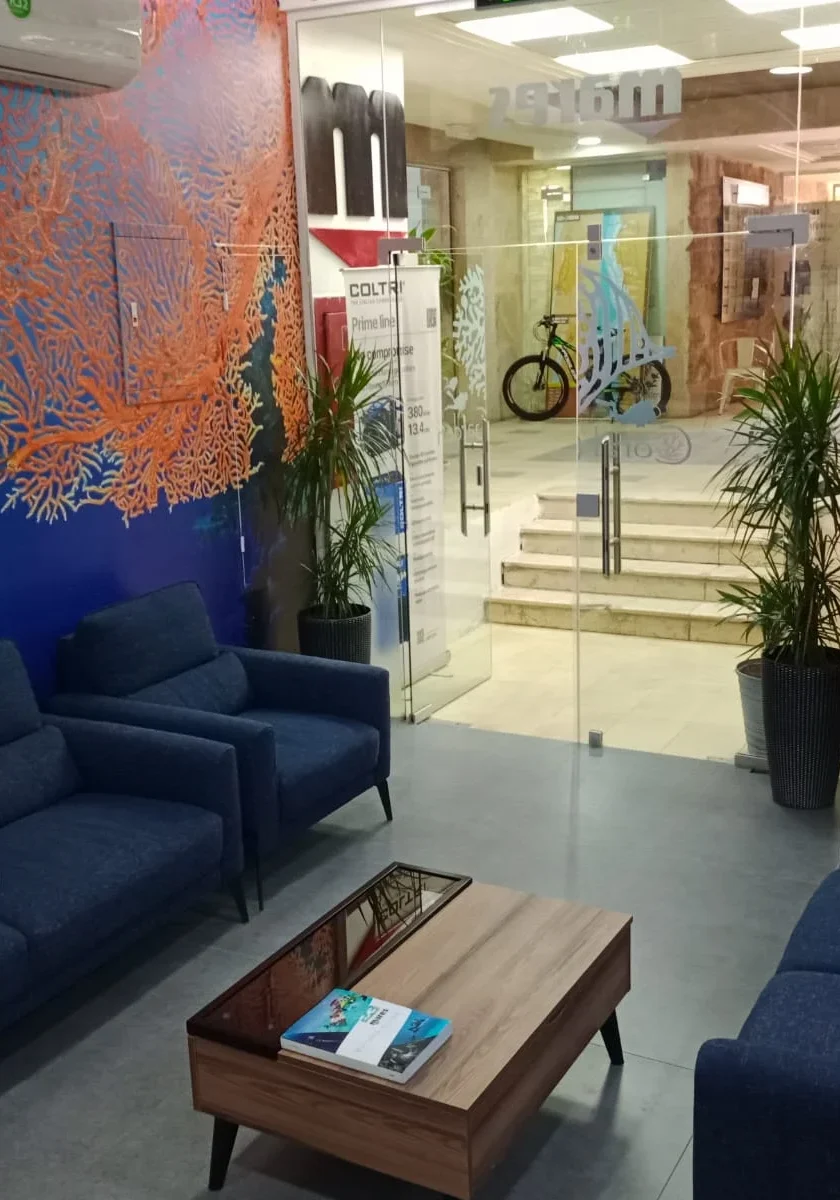 dive center office Coral Garden Diving Shop