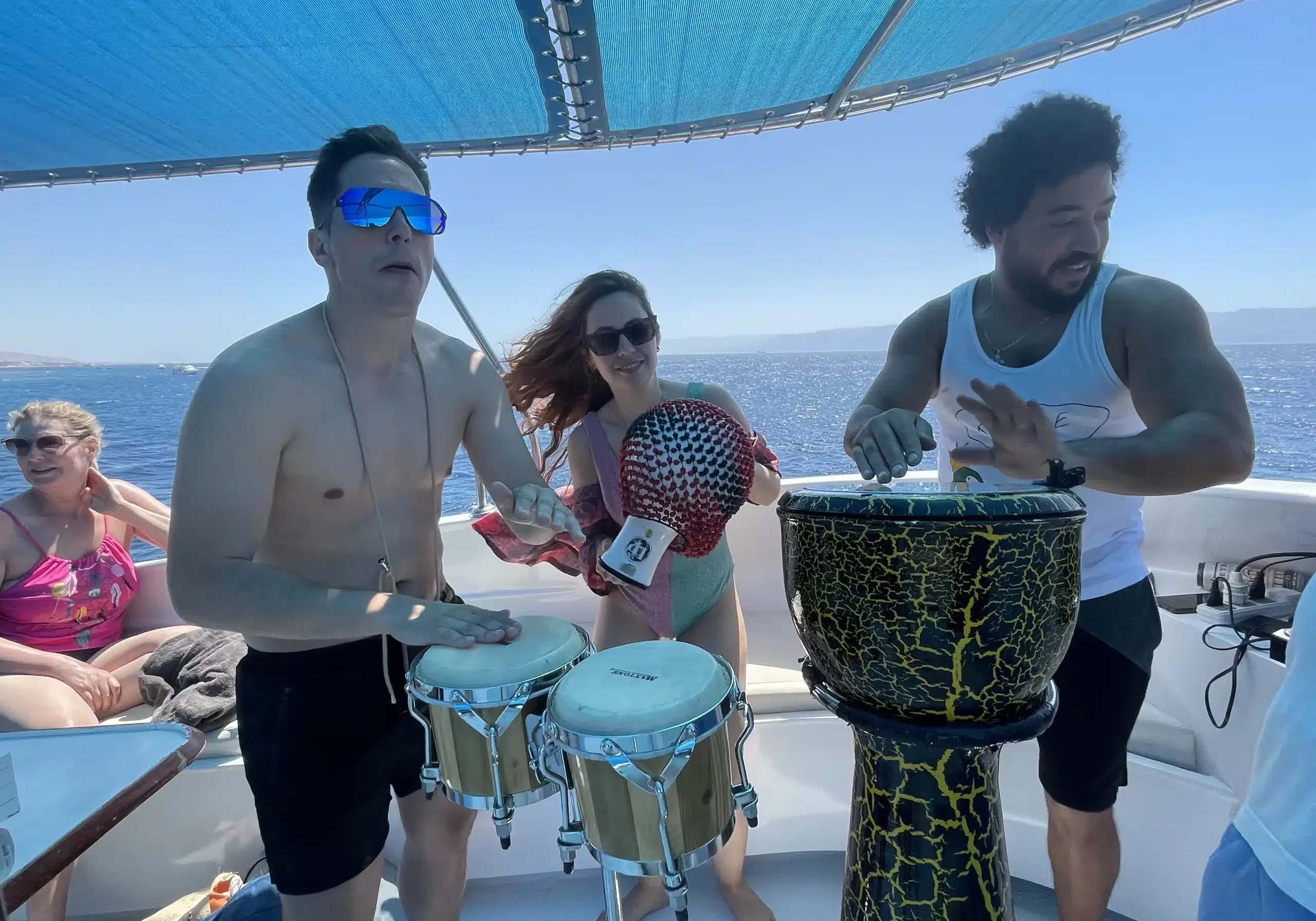 drummer-on-boat-in-aqaba