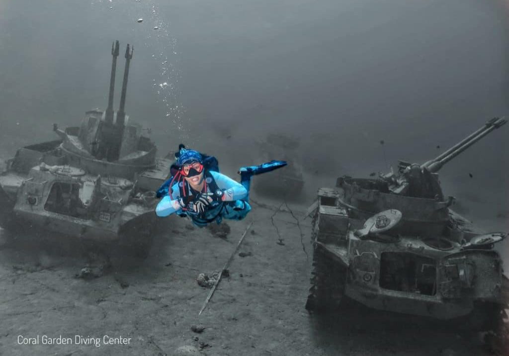 diving with military museum wreck site