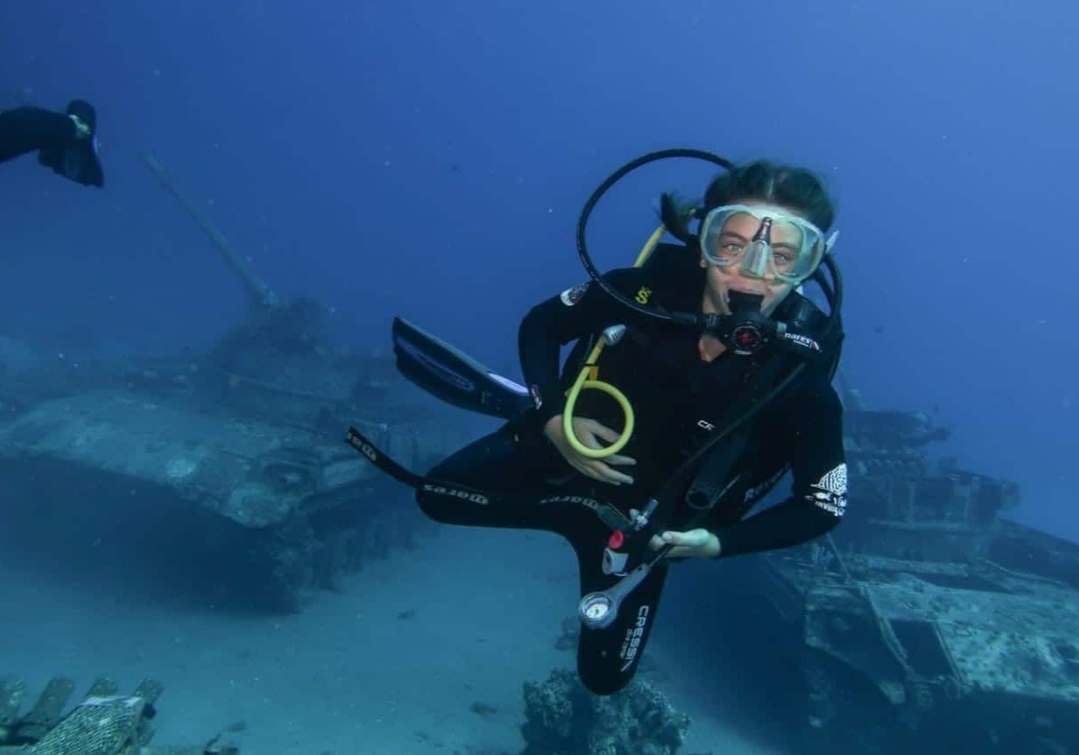scuba diver in military museum military museum