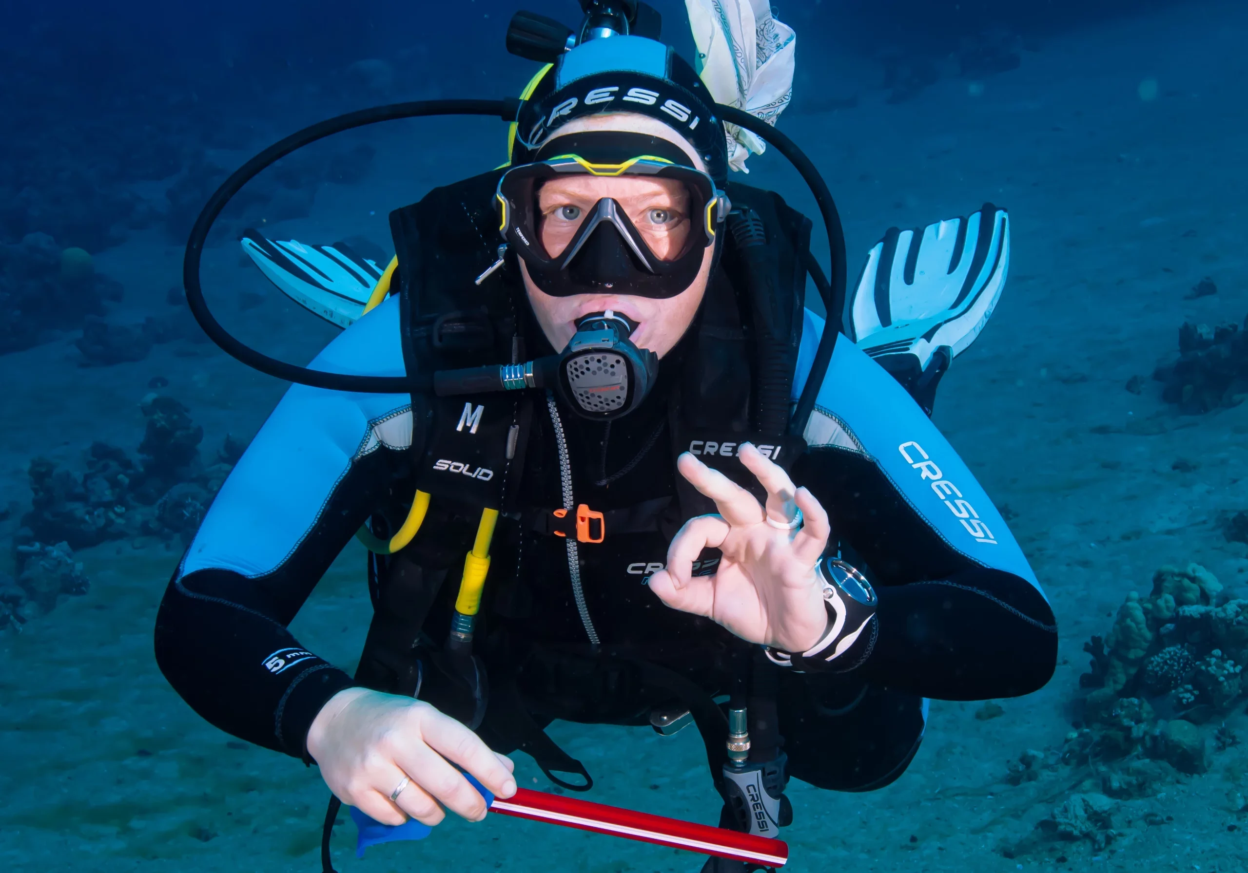 under water diver PADI Diving Courses in Aqaba