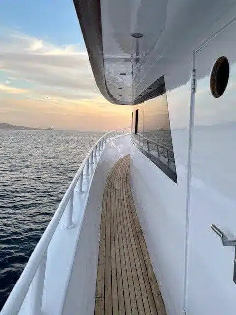 Sunset Sailing Boat