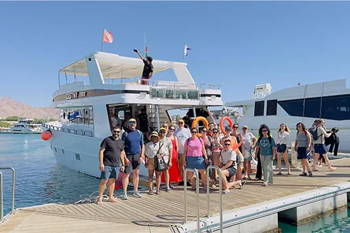 Boat scuba diving for beginners in Aqaba