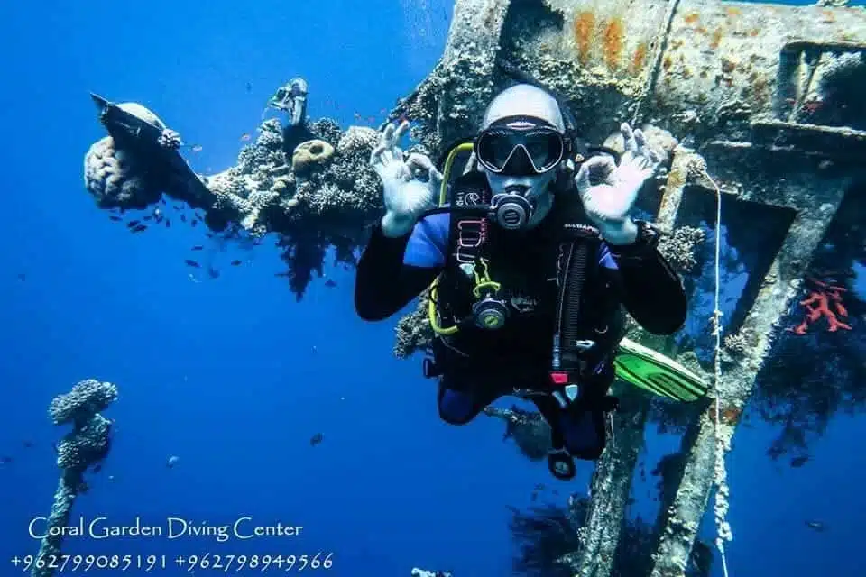 Fun dive with wreck site