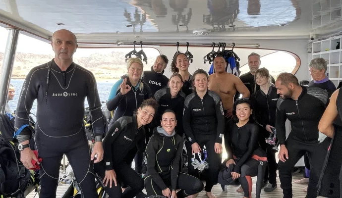 Seven Sisters and Tank beginner dive Aqaba