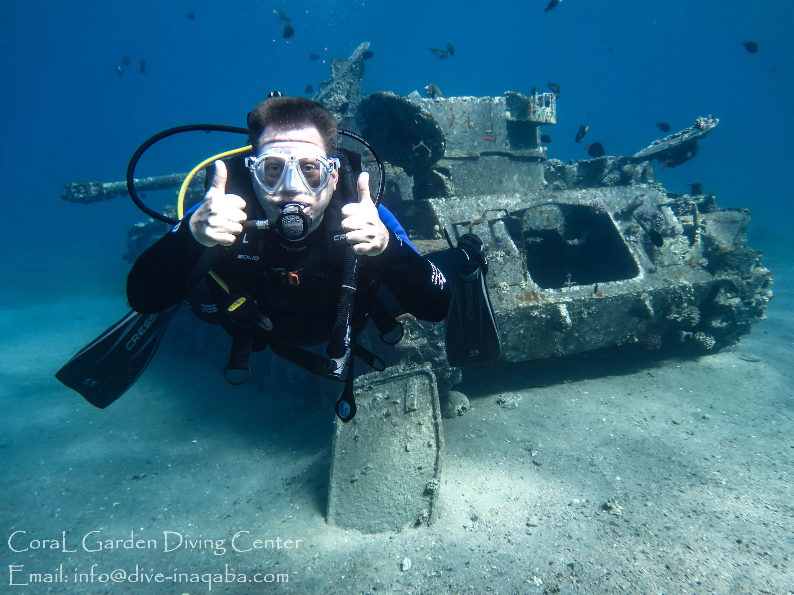 Tank site Dive into the tank site
